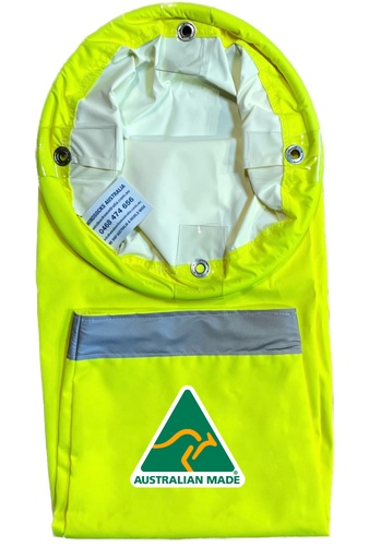 [WS-001-P300D-NY] Industrial High Visibility Neon Yellow Windsock 900x300x150mm
