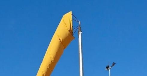 FR-04 CASA Aviation Windsock on 6M Heavy Duty Mid Hinging Pole