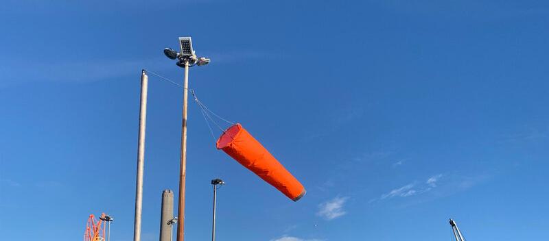 Port Tarakohe New Zealand Windsock — wind regions application