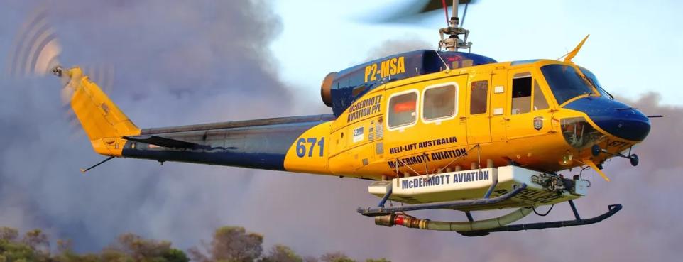 Windsocks-Australia-Helicopter-Fire-Yellow