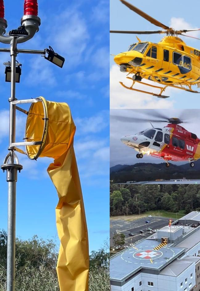 Windsocks-Australia-Windsock-Helicopiter-Landing-Hospital-Yellow-Red