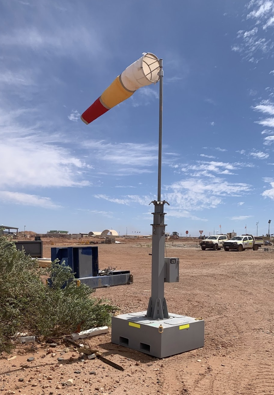 Pilbara Mining Operation - Windsock Installation