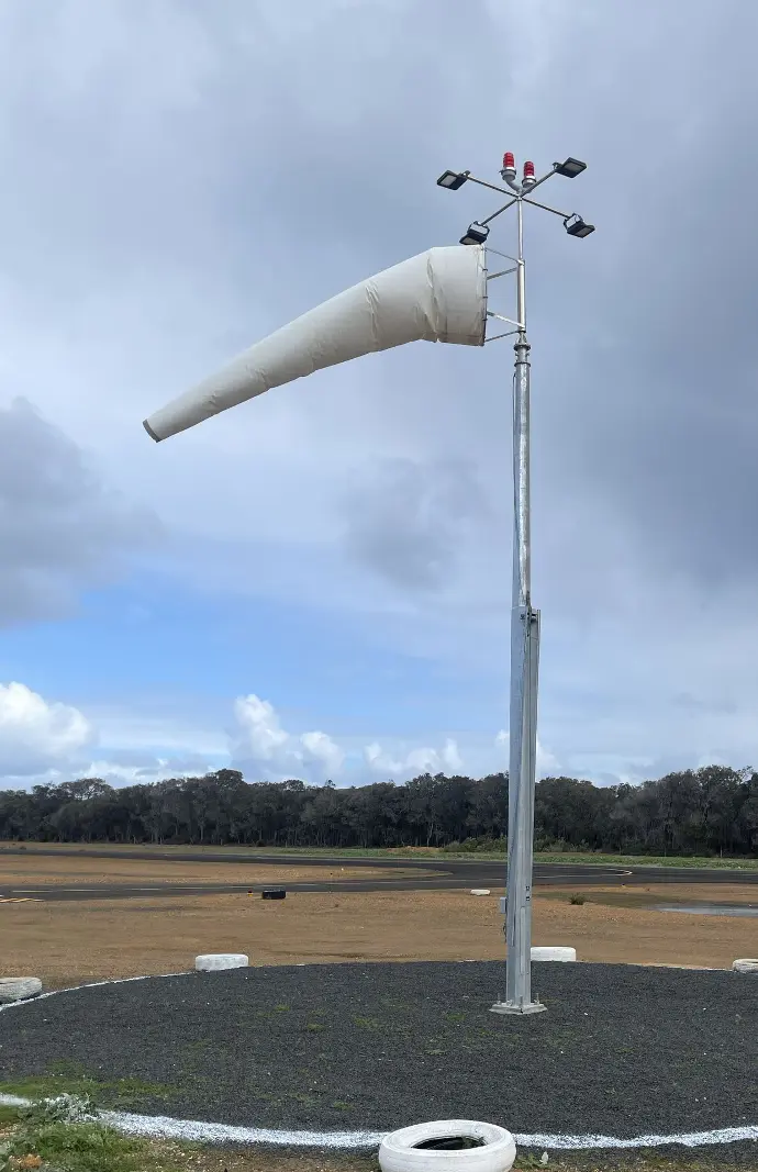 Illuminated Wind Direction Indicator - Augusta Margaret River Airport