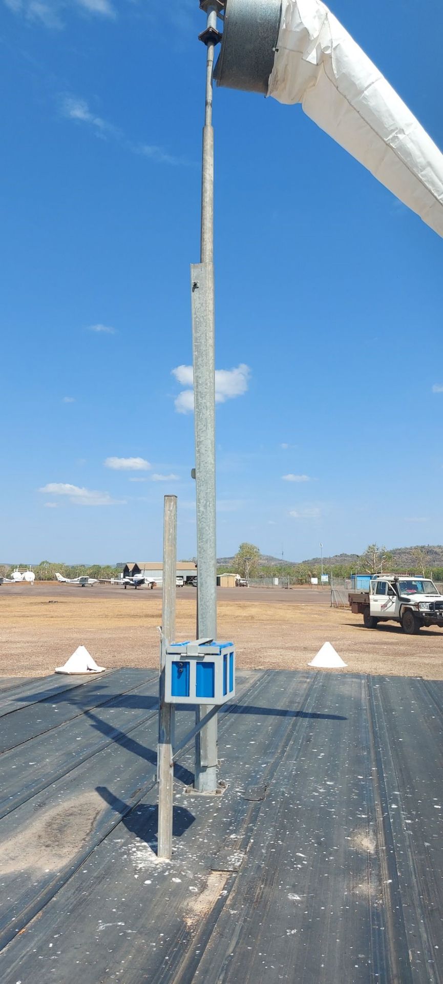 Windsocks Australia airstrip installation in Northern Territory
