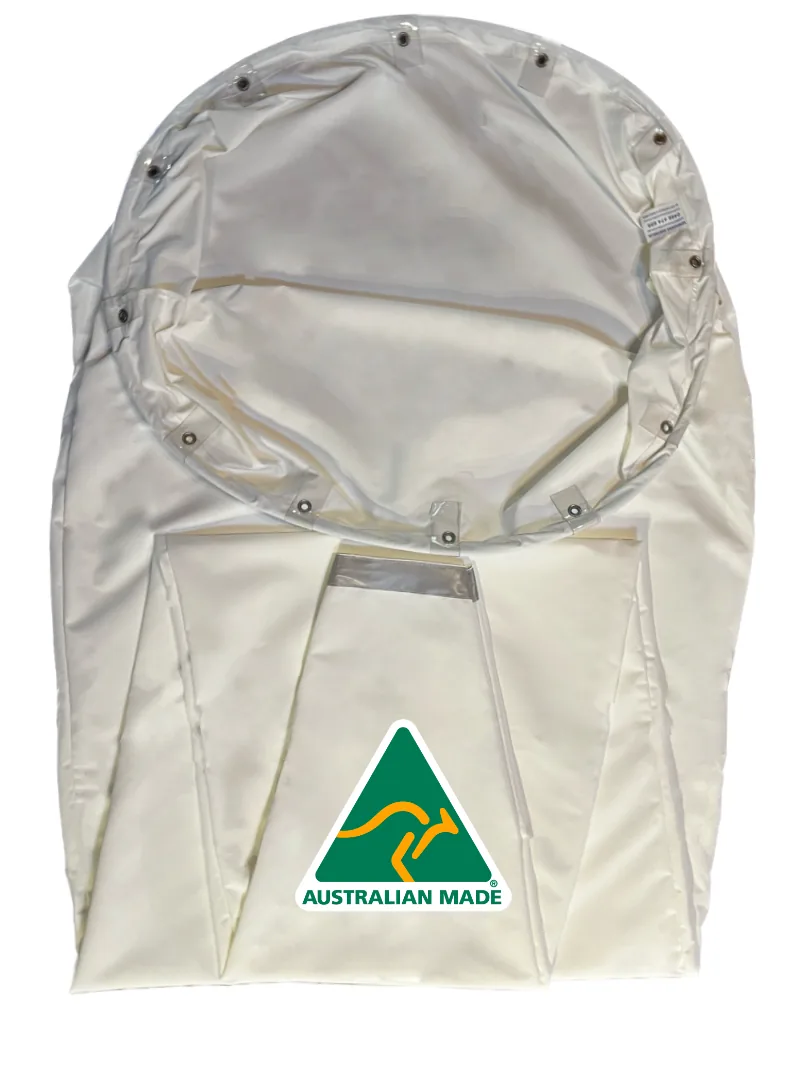 Windsock Compliant with CASA and Australian Standards - White WeatherMax80