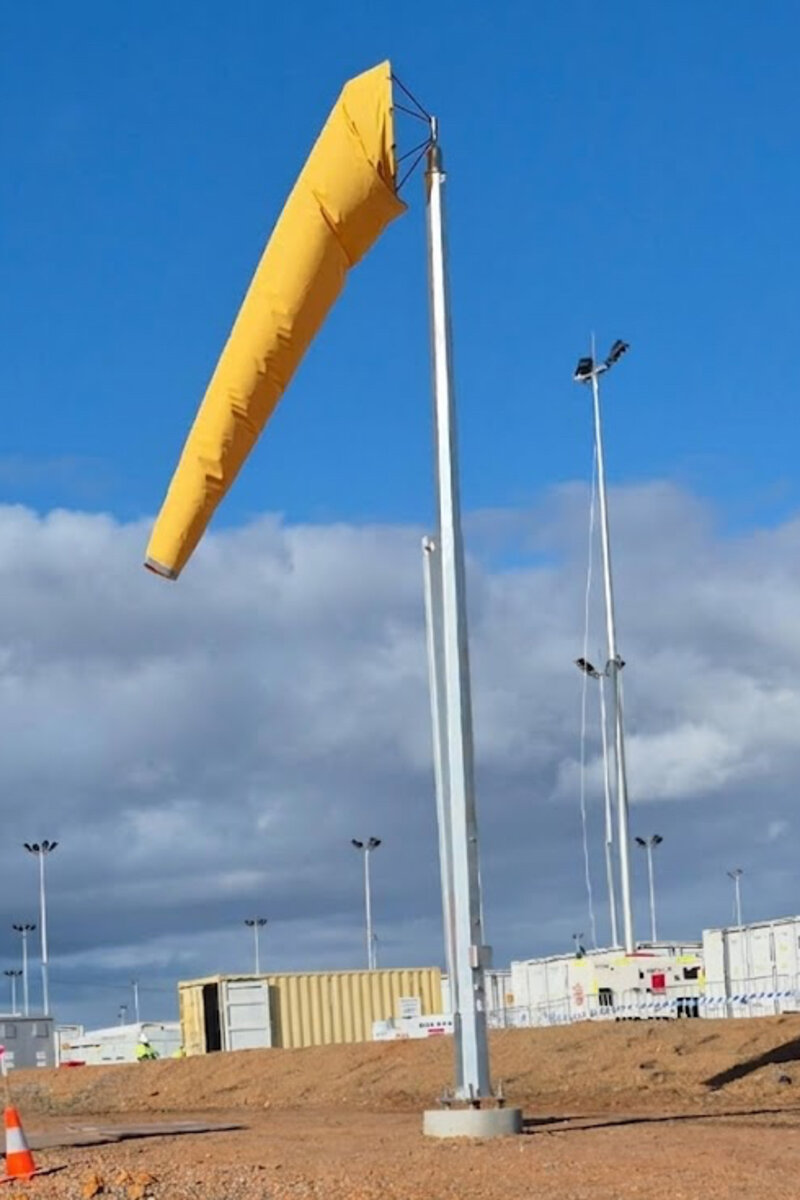 FR-04 900mm CASA aviation Windsock frame on 6M hinging pole