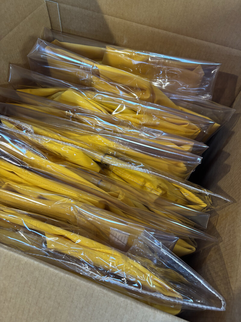 Bulk Windsocks ready for despatch — quality Australian manufacturing