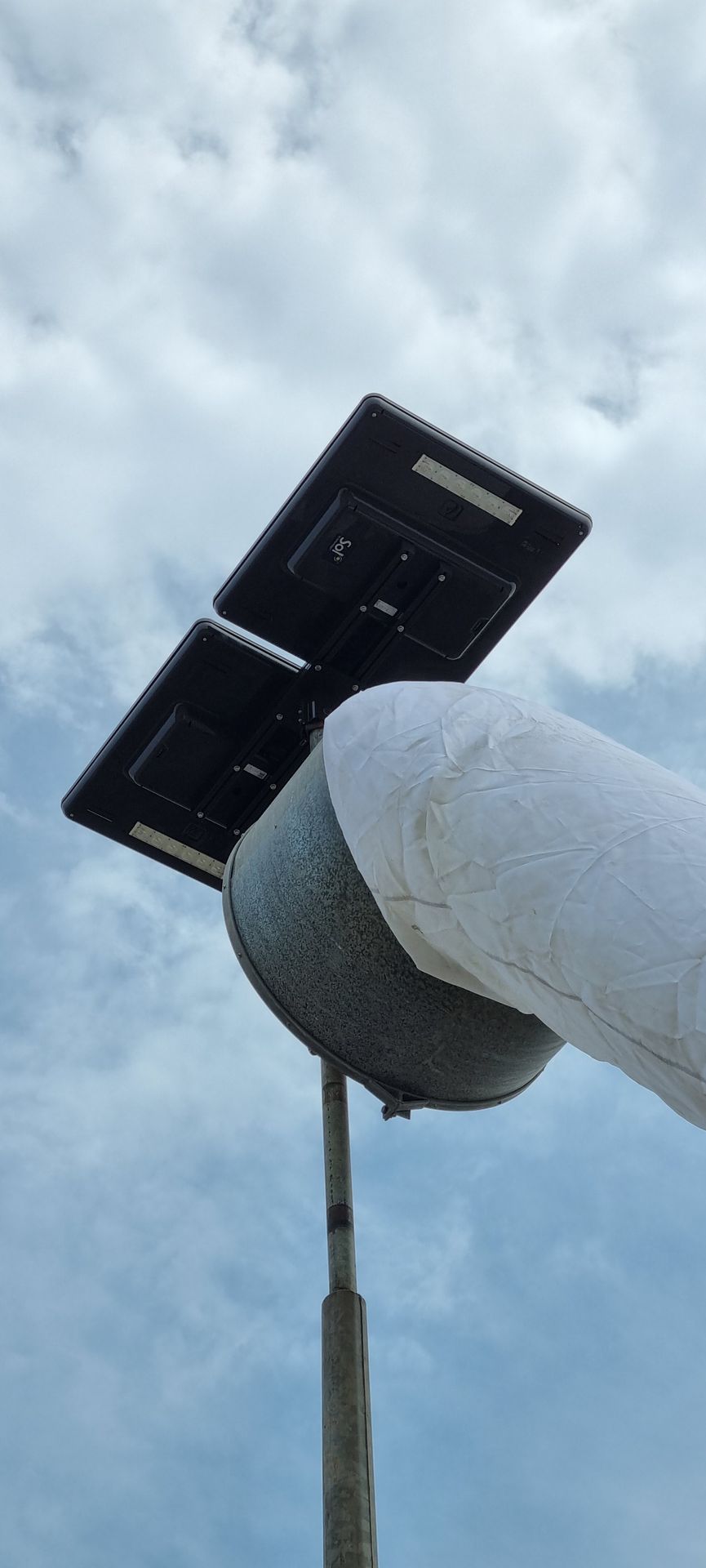 Windsock Pole installation for accurate wind measurement