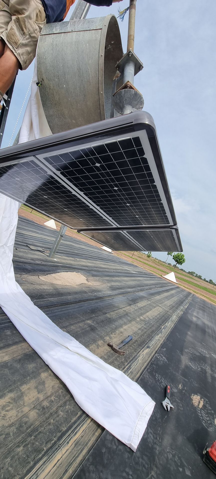 Industrial facility with safety equipment for oil and gas operations