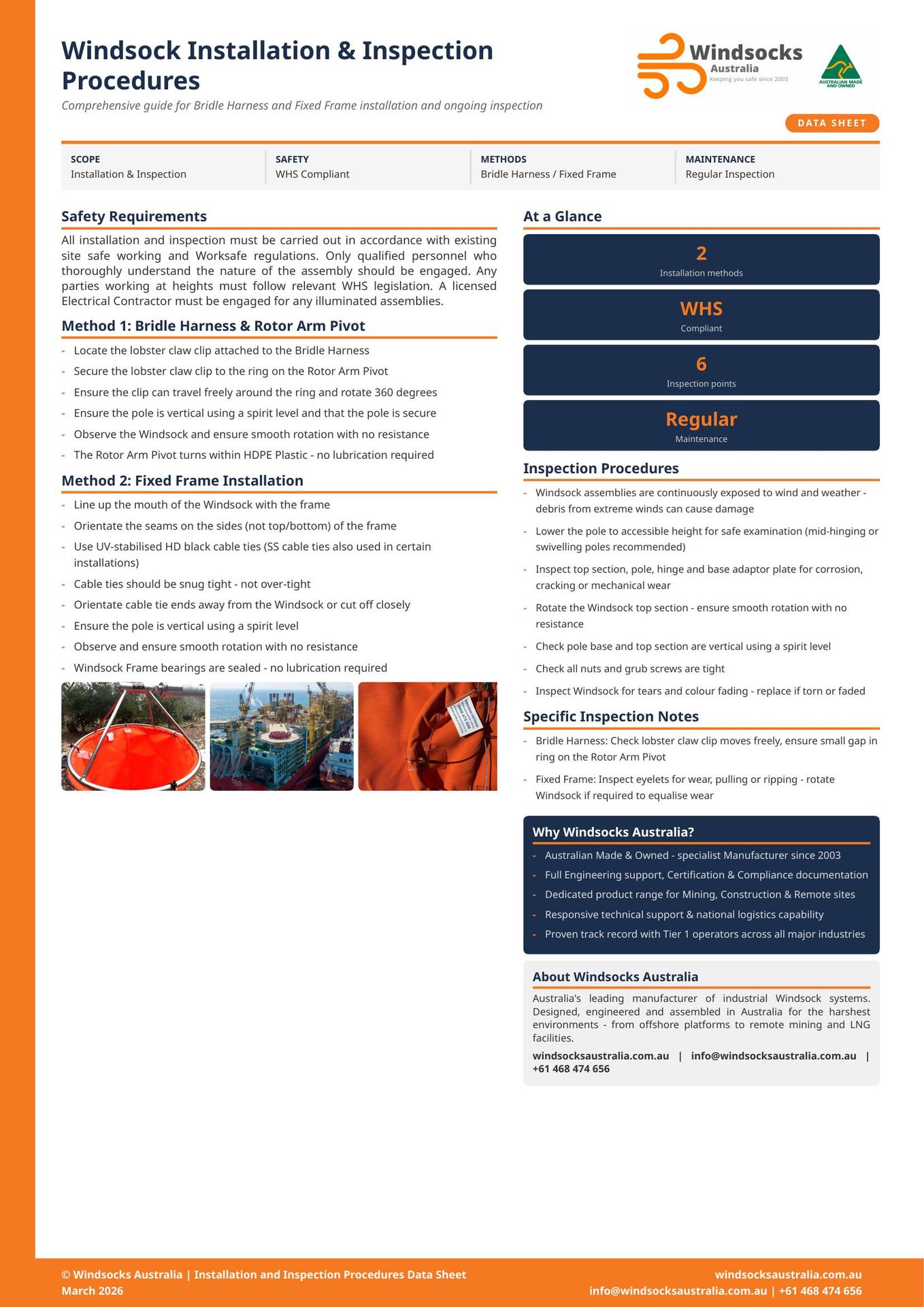 Windsock Installation & Inspection Procedures | WSA