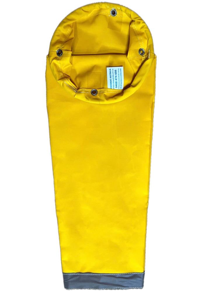 Industrial & Commercial Extra Heavy Duty Sunbrella Yellow Windsock 2400x600x300mm