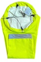 Industrial High Visibility Neon Yellow Windsock 1500x350x175mm with Bridle Harness