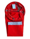 Industrial & Commercial Extra Heavy Duty Sunbrella Red Windsock 1200x350x175mm with Bridle Harness
