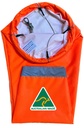 Industrial High Visibility Neon Orange Windsock 900x300x150mm with Bridle Harness