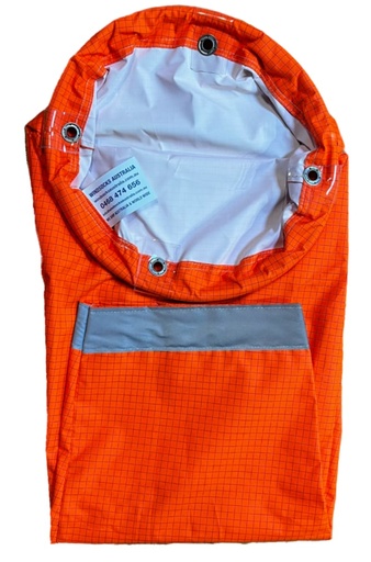 [WS-004-ANTI-NO] Oil & Gas Anti-Static Neon Orange Windsock 1500x450x225mm