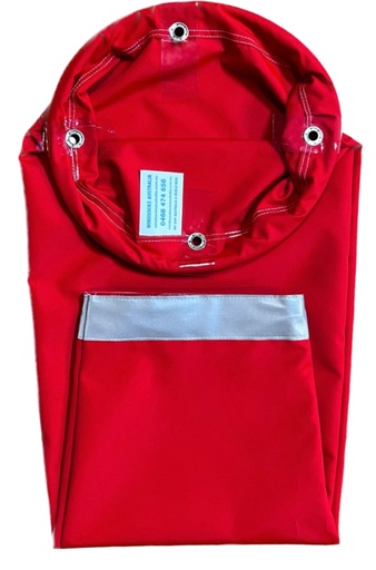 [WS-004-WLT-RED] Industrial & Commercial Heavy Duty Red Windsock 1500x450x225mm