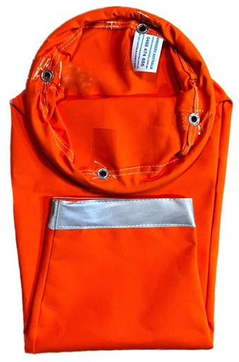 [WS-005-SUN-ORA] Industrial & Commercial Extra Heavy Duty Sunbrella Orange Windsock 1800x450x225mm