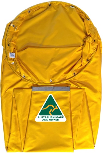 [WS-007-W80-YEL] CASA Standard Aviation Windsock 3650x900x250mm Yellow