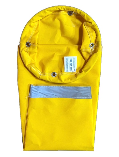 [WS-006-SUN-YEL] Industrial & Commercial Extra Heavy Duty Sunbrella Yellow Windsock 2400x600x300mm
