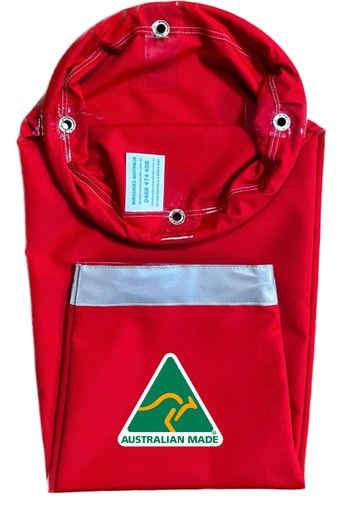 [WS-001-WLT-RED] Industrial & Commercial Heavy Duty Red Windsock 900x300x150mm